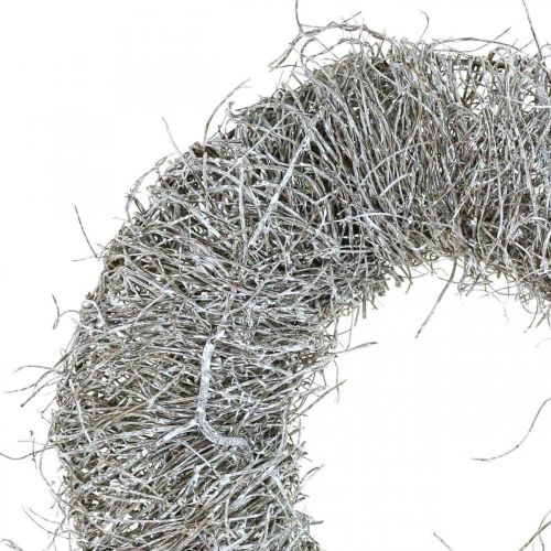 Floristik24 Corona decorativa naturaleza, corona de vid, corona natural Ø25cm blanco