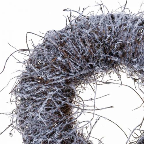 Floristik24 Corona decorativa naturaleza, corona de vid, corona natural Ø25cm nevado