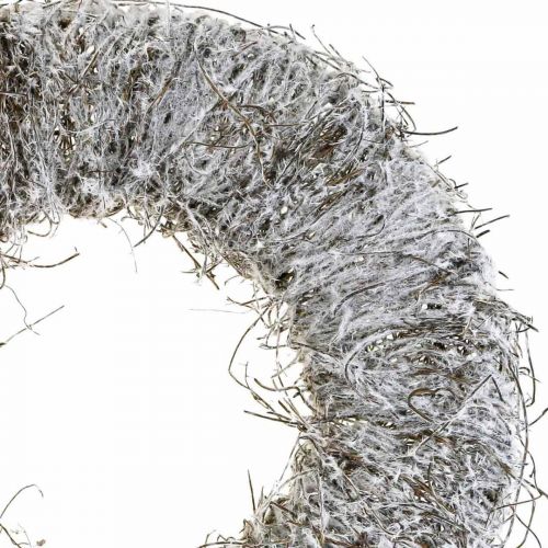 Floristik24 Corona decorativa naturaleza, corona de vid, corona natural Ø45cm nevado