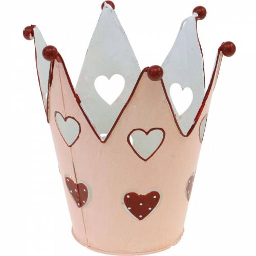 Artículo Corona decorativa, farol de metal, jardinera para San Valentín, decoración de metal con corazón
