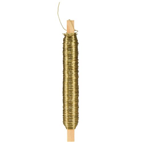 Artículo Envoltura de Alambre de Esmalte Decorativo Alambre Oro 0.50mm 50m 100g