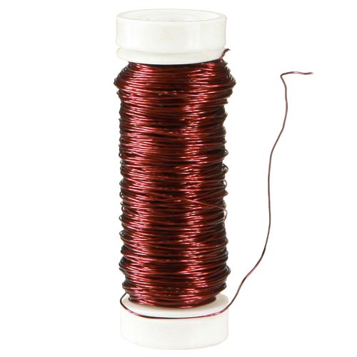 Artículo Hilo Esmalte Decorativo Ø0.30mm 30g/50m Burdeos