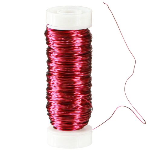 Artículo Hilo esmaltado decorativo Ø0,30mm 30g/50m rosa