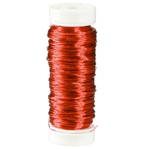 Floristik24 Hilo decorativo Ø0.30mm 30g/50m rojo