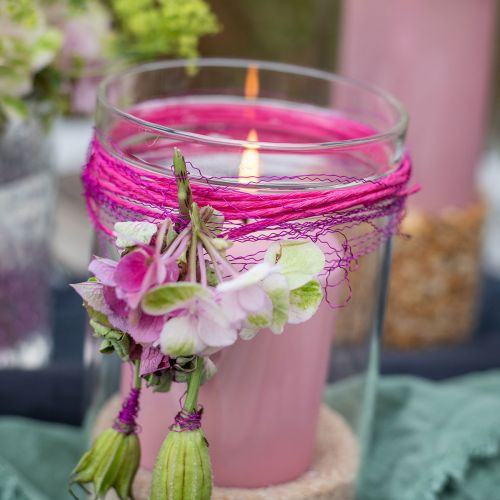 Artículo Hilo esmaltado decorativo Ø0,30mm 30g/50m rosa