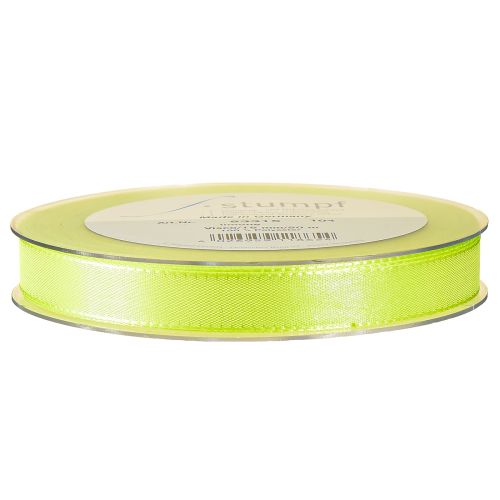 Artículo Cinta decorativa para regalo color verde lima 15 mm 50 m