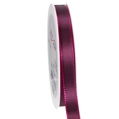 Cinta de tafetán estrecha para regalos, ideal para decoraciones creativas, 15 mm de ancho, 50 m de largo. comprar | Floristik24.es