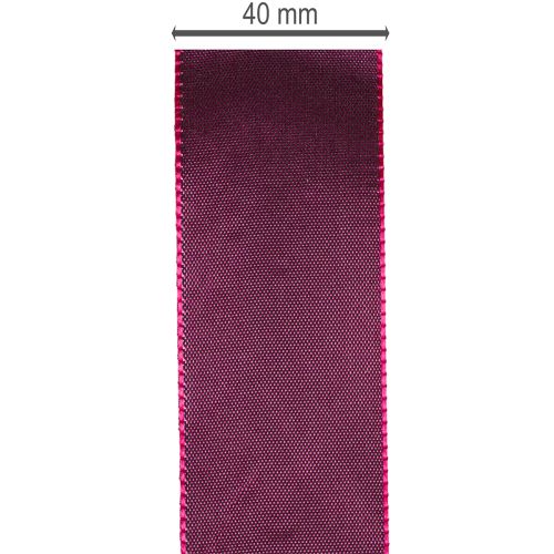 Cinta de tafetán para regalos de Navidad, 40 mm, 50 m | Floristik24.es