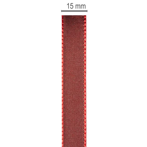 Cinta de regalo, cinta festiva de tafetán para manualidades, 15 mm de ancho, 50 m de largo | Floristik24.es