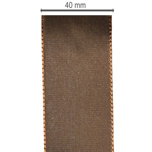 Cinta de regalo, cinta ancha de tafetán, elegante y brillante, 40 mm de ancho, 50 m de largo. | Floristik24.es