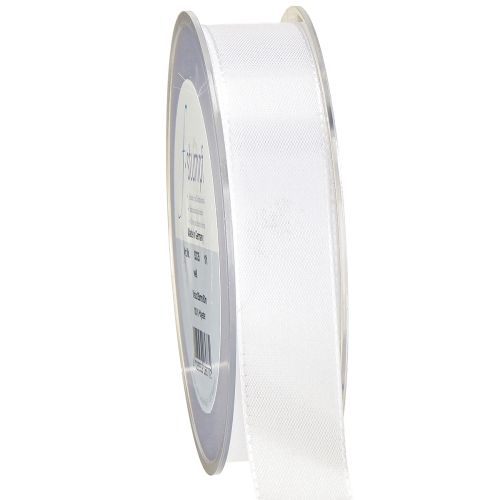 Cinta decorativa blanca 25mm 50m