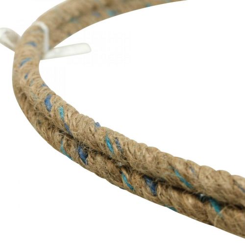 Artículo Anillo decorativo de yute Scandi anillo decorativo para colgar Ø40cm 2 piezas