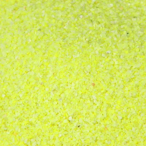 Artículo Arena decorativa amarilla neón color arena 0,5mm arena amarilla neón 1kg