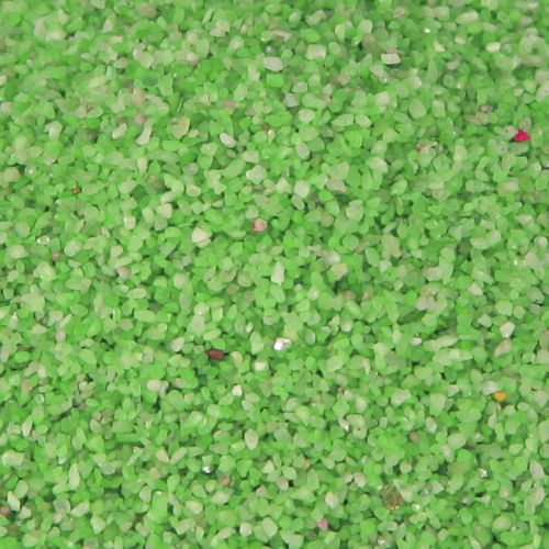 Artículo Arena decorativa verde neón arena coloreada 0,5mm verde neón 1kg