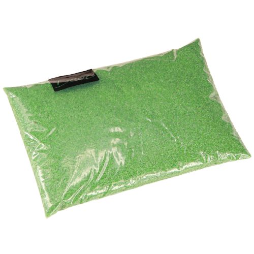 Artículo Arena decorativa verde neón arena coloreada 0,5mm verde neón 1kg