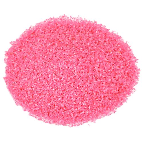 Arena decorativa rosa para manualidades, arena coloreada 0,5mm rosa neón 1kg