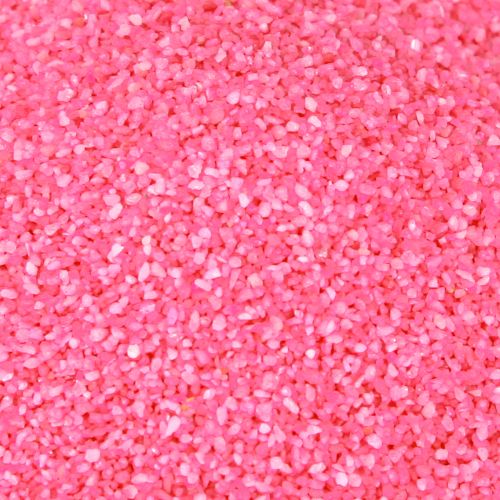 Artículo Arena decorativa rosa para manualidades, arena coloreada 0,5mm rosa neón 1kg