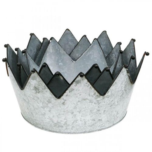 Artículo Cuenco decorativo cuenco de metal corona Ø26,5/22,5/19cm juego de 3