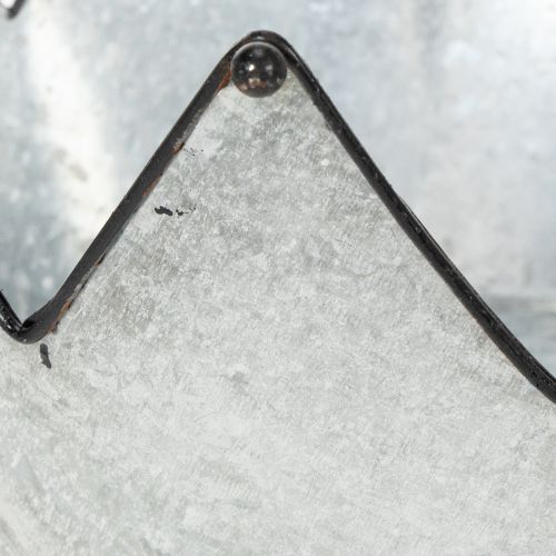 Artículo Cuenco decorativo de metal con forma de corona, Ø26,5/22,5/19 cm, juego de 3