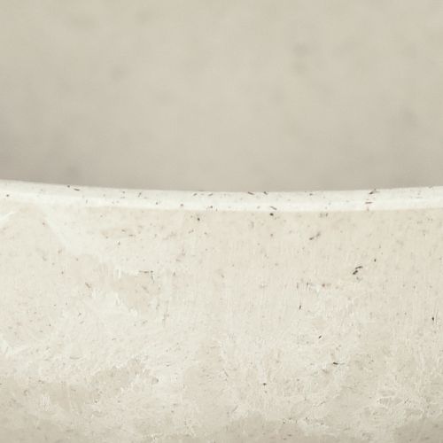 Artículo Cuenco decorativo con base de plástico redondo crema Ø19cm H8cm