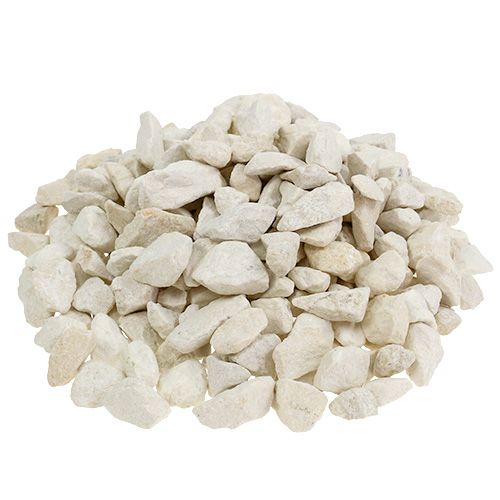Piedras decorativas 9mm - 13mm 2kg crema