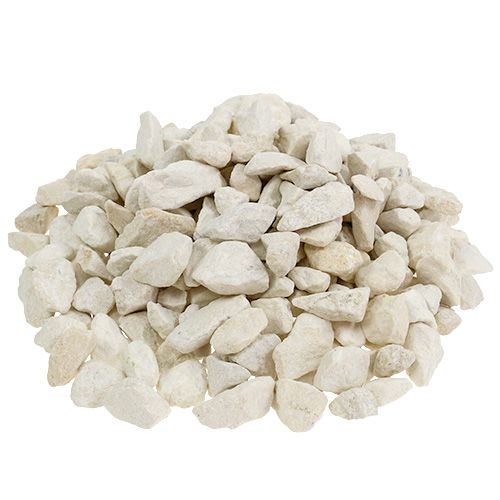 Floristik24 Piedras decorativas 9mm - 13mm 2kg crema