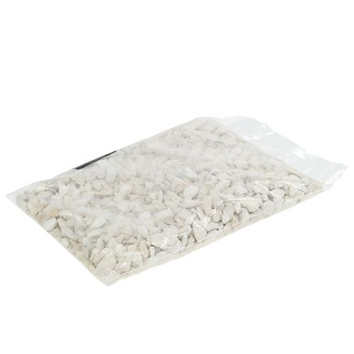 Floristik24 Piedras decorativas 9mm - 13mm 2kg crema