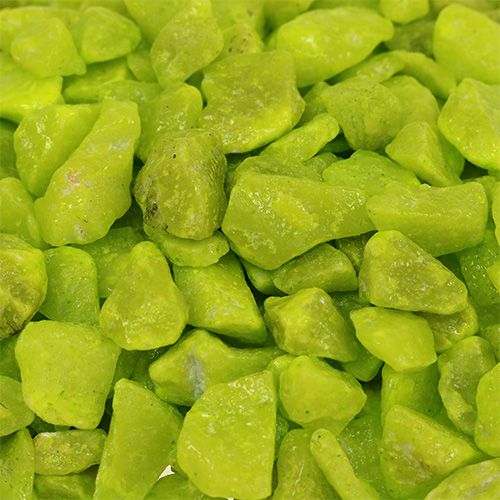 Artículo Piedras decorativas 9mm - 13mm verde manzana 2kg