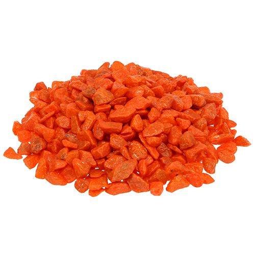 Artículo Piedras decorativas 9mm - 13mm naranja 2kg
