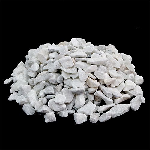 Piedras decorativas 9mm - 13mm Blanco 5L