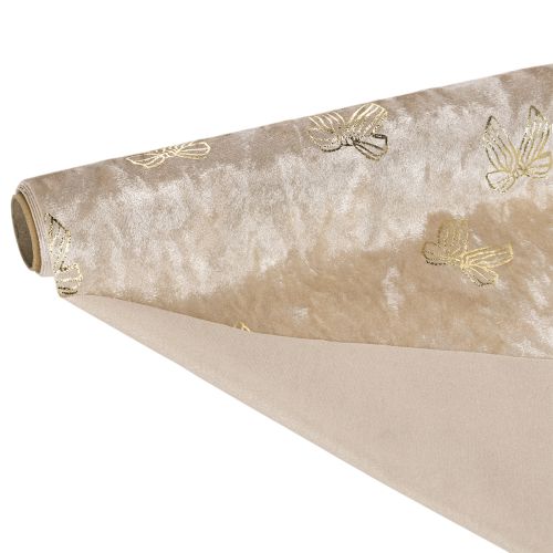 Camino de mesa, tela decorativa, estampado, lazos anchos, 35x120cm, 2 piezas | Floristik24.es