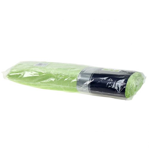 Floristik24 Tela decorativa terciopelo verde manzana 140cm x 300cm