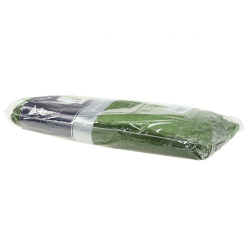 Floristik24 Tela decorativa Terciopelo verde musgo 140cm x 300cm
