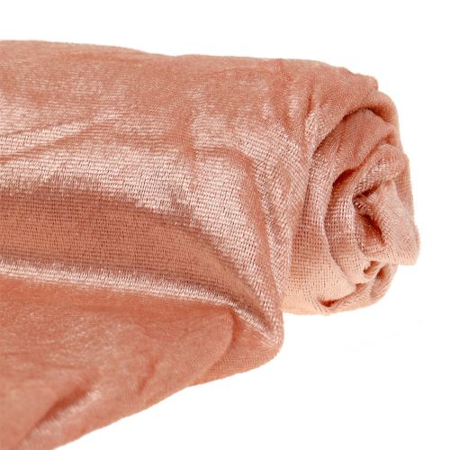 Floristik24 Tela decorativa terciopelo rosa 140cm x 300cm