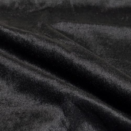 Artículo Tela decorativa terciopelo negro 140cm x 270cm