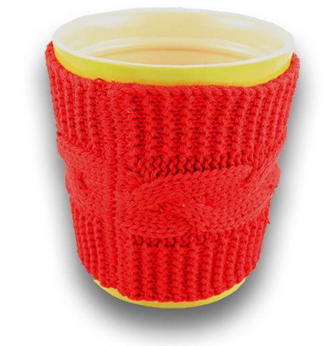 Floristik24 Manguera decorativa de punto 15 x 13 cm rojo 2 piezas