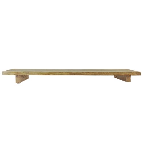 Floristik24 Bandeja decorativa de madera con base de madera de mango 80x6x27,5cm