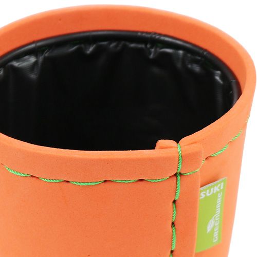 Floristik24 Macetero naranja Ø12cm H11,5cm
