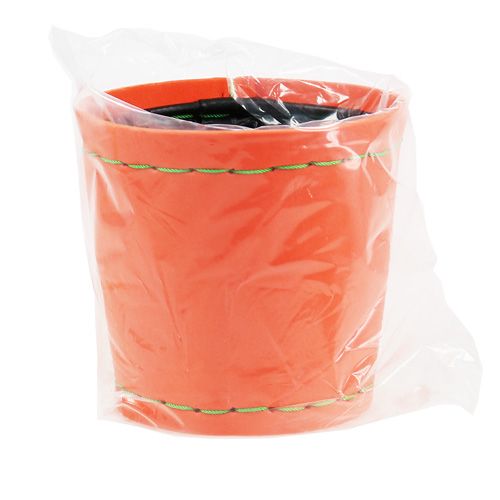 Floristik24 Macetero naranja Ø12cm H11,5cm