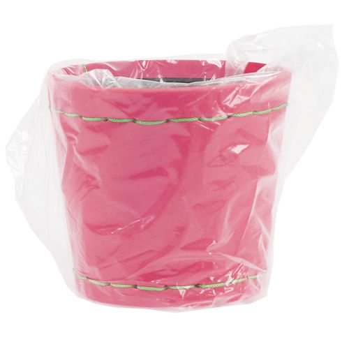 Floristik24 Maceta Deco Rosa Ø12cm A11,5cm