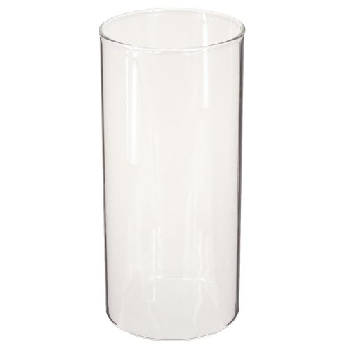 Jarrón decorativo, florero, jarrón de cristal, incoloro Ø9cm H20cm