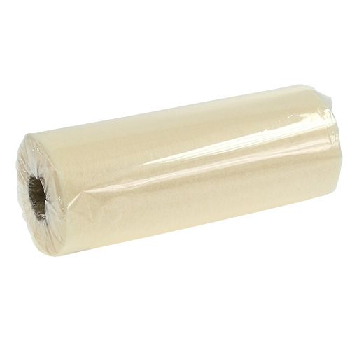 Artículo Crema de vellón decorativo 23cm 25m