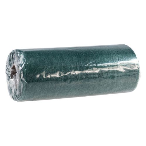 Artículo Camino de mesa decorativo de lana camino de mesa decorativo de lana azul-verde 23cm 25m