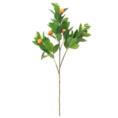 Artículo Rama decorativa de naranja y flores Rama de naranja artificial 78cm