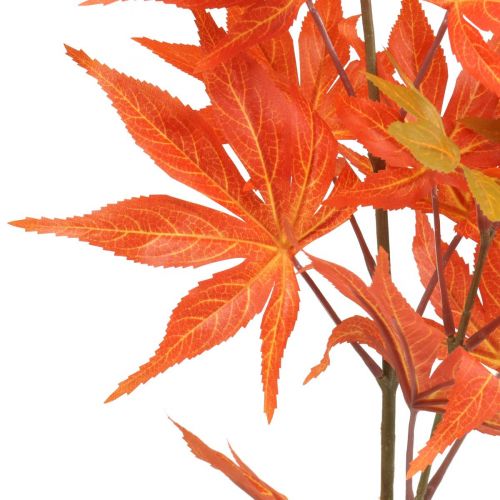 Artículo Deco rama arce naranja hojas rama artificial otoño 80cm