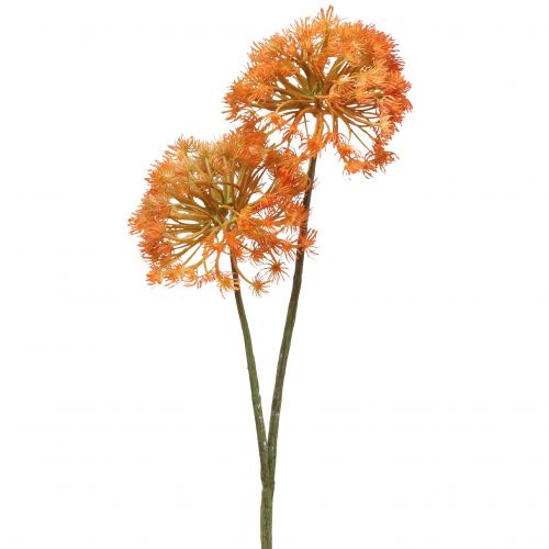 Floristik24 Deco rama rama artificial decoración otoño 2 inflorescencias naranja 82cm