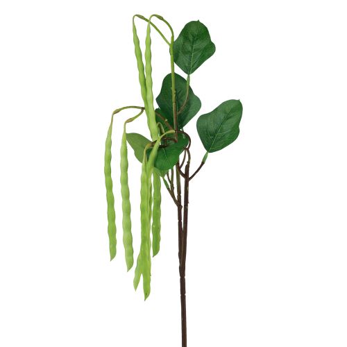 Rama decorativa rama de frijol planta artificial verde 68cm