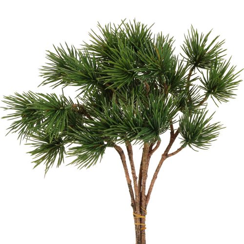 Ramas decorativas de pino artificial, ramas de pino verde, 28 cm, 6 unidades