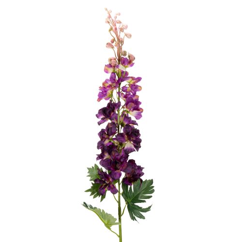 Delphinium decorativo como flor artificial para elegantes acentos florales, 79 cm, 3 piezas