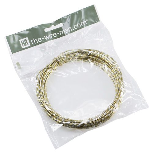 Artículo Hilo de aluminio diamante oro 2mm 10m
